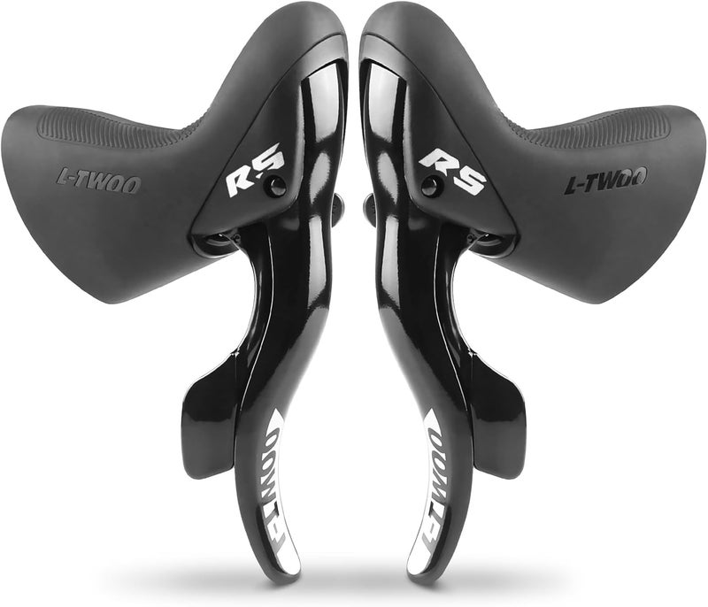 WEEROCK L-TWOO Road Bike Shift Lever 2x7/ 2x8/ 2x9/ 2x10 Speeds Road Bicycle Shifters with Brake Levers Compatible with Shimano - Image 1